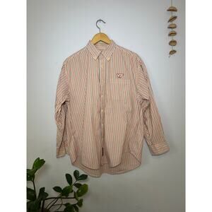 VESI Sportswear Virginia Tech Long-Sleeve Button-Down Dress‎ Shirt - (Men's M)